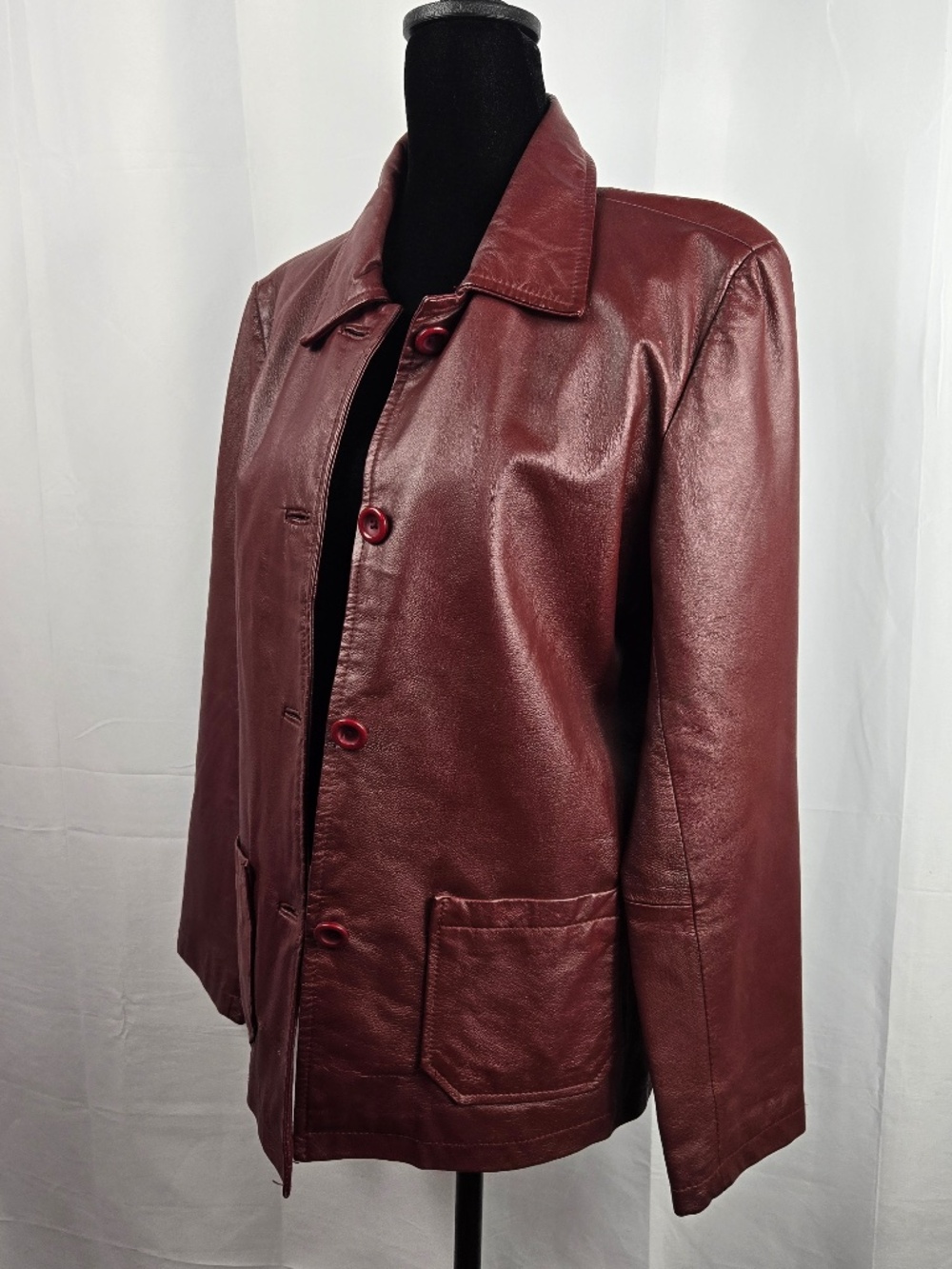 Genuine Leather Blazer/Jacket w/lining +2 pockets